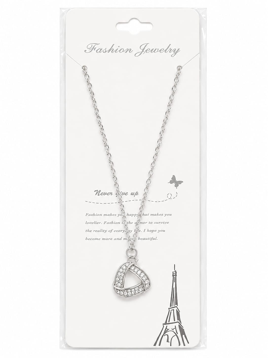 Women's Geometric Crystal Pendant Necklace
