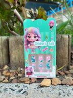 Cutesy Multicolour Designed Kids' Press On Nails
