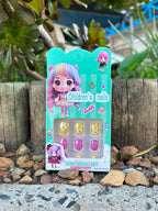 Cutesy Multicolour Designed Kids' Press On Nails