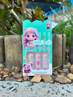Cutesy Multicolour Designed Kids' Press On Nails