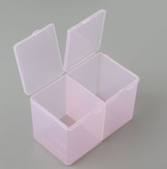 Stylish Pink Nail Art Compartment Holder – Organize Your Nail Accessories with Ease