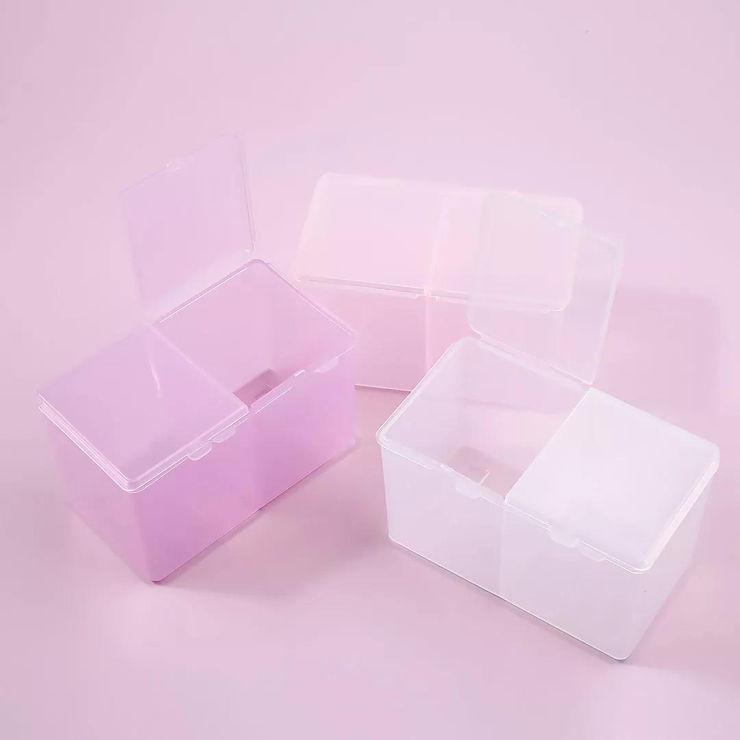 Stylish Pink Nail Art Compartment Holder – Organize Your Nail Accessories with Ease