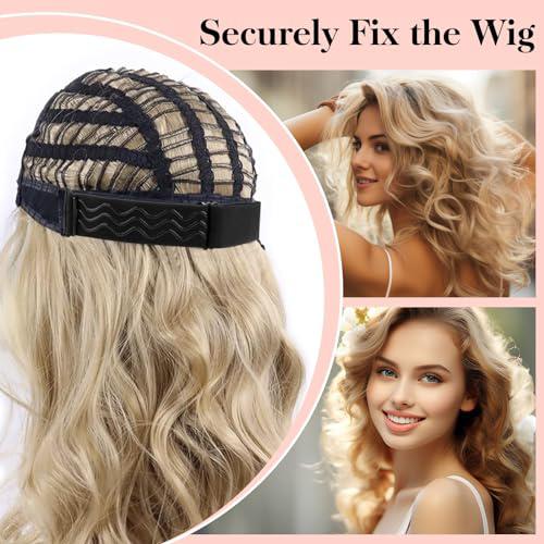 Difenni Black Adjustable Elastic Wig Band – 1-Piece for Secure Wig Fit