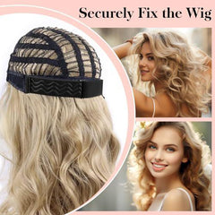 Difenni Black Adjustable Elastic Wig Band – 2-Piece Set for Secure Wig Fit