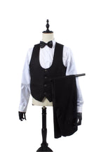 Exclusive Black Three-Piece Suit Set | Luxury Tailored Suits for Men