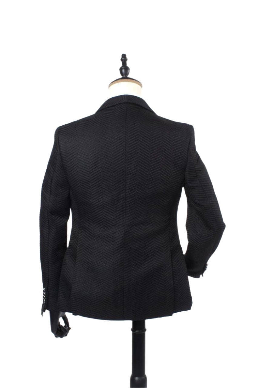 Exclusive Black Three-Piece Suit Set | Luxury Tailored Suits for Men