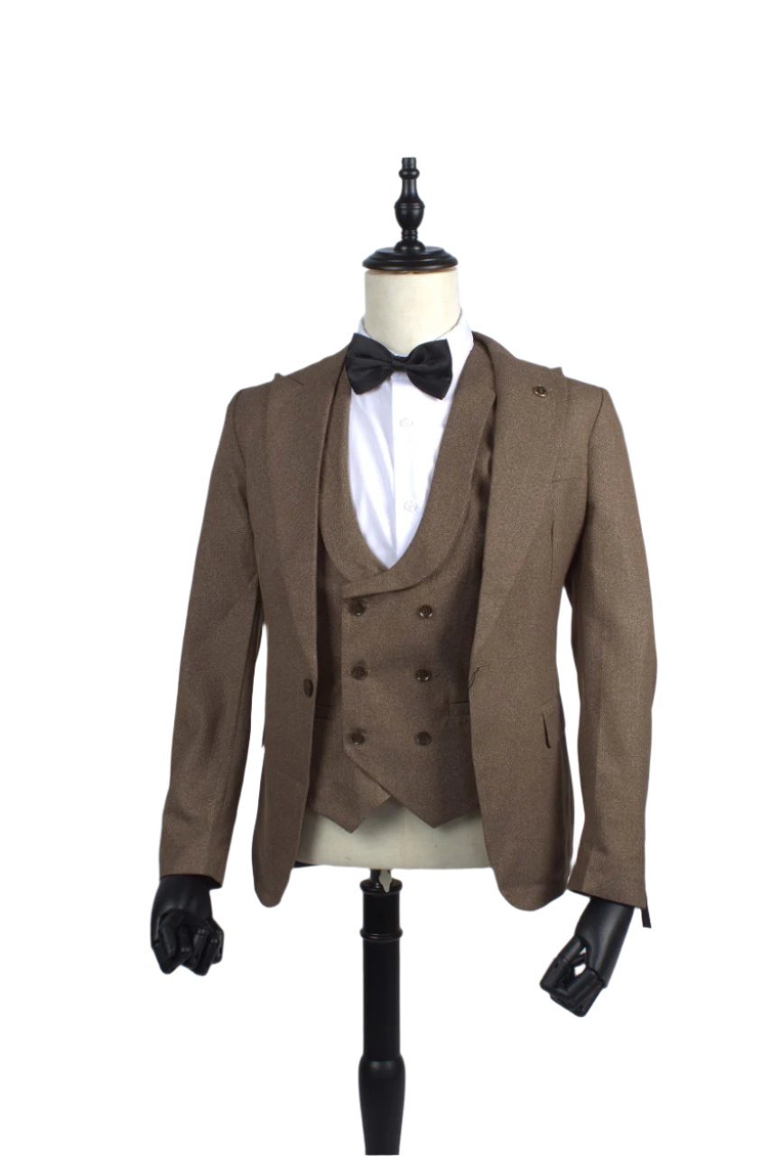 Elegant Three-Piece Formal Suit – Timeless Style for Special Occasions