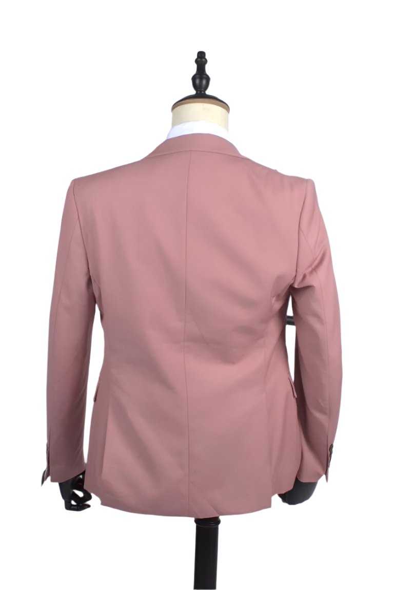 Rose Pink Three-Piece Suit | Stylish Men’s Formal Wear for Weddings & Special Events