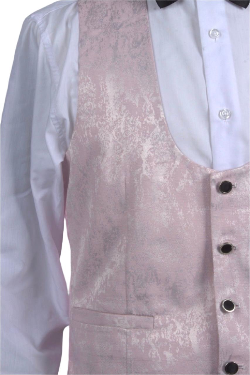 Elegant Pink Tuxedo 3pc Suit Set – Timeless Style with a Modern Touch