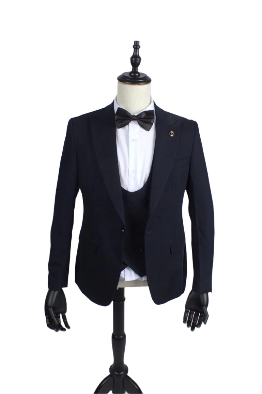 Men’s Fancy Three-Piece Suit Set | Elegant Attire for Special Events