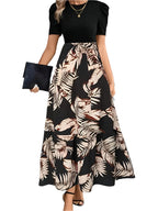 Elegant Floral Maxi Dress – Effortless Chic for Any Occasion