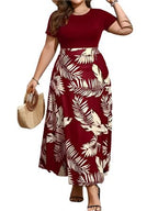 Elegant Floral Maxi Dress – Effortless Chic for Any Occasion