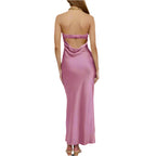 Glamorous Satin Bodycon Dress – Luxe Shine & Flattering Fit
