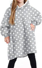Oversized Hoodie Flannel Sleepwear