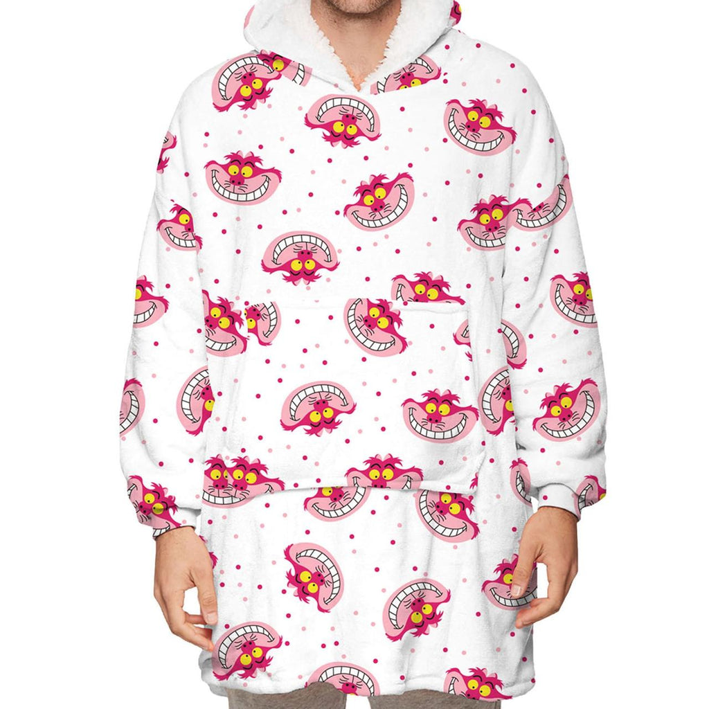 Oversized Hoodie Flannel Sleepwear
