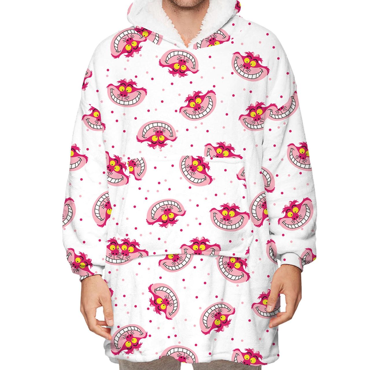 Oversized Hoodie Flannel Sleepwear