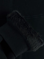 Black High-Waisted Thermal Leggings