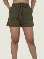 Chic Structured Shorts with Belt – Sleek & Stylish for Any Occasion