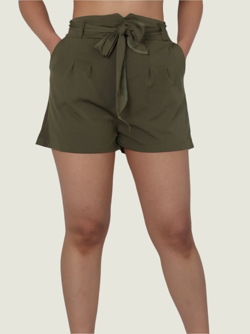 Chic Structured Shorts with Belt – Sleek & Stylish for Any Occasion