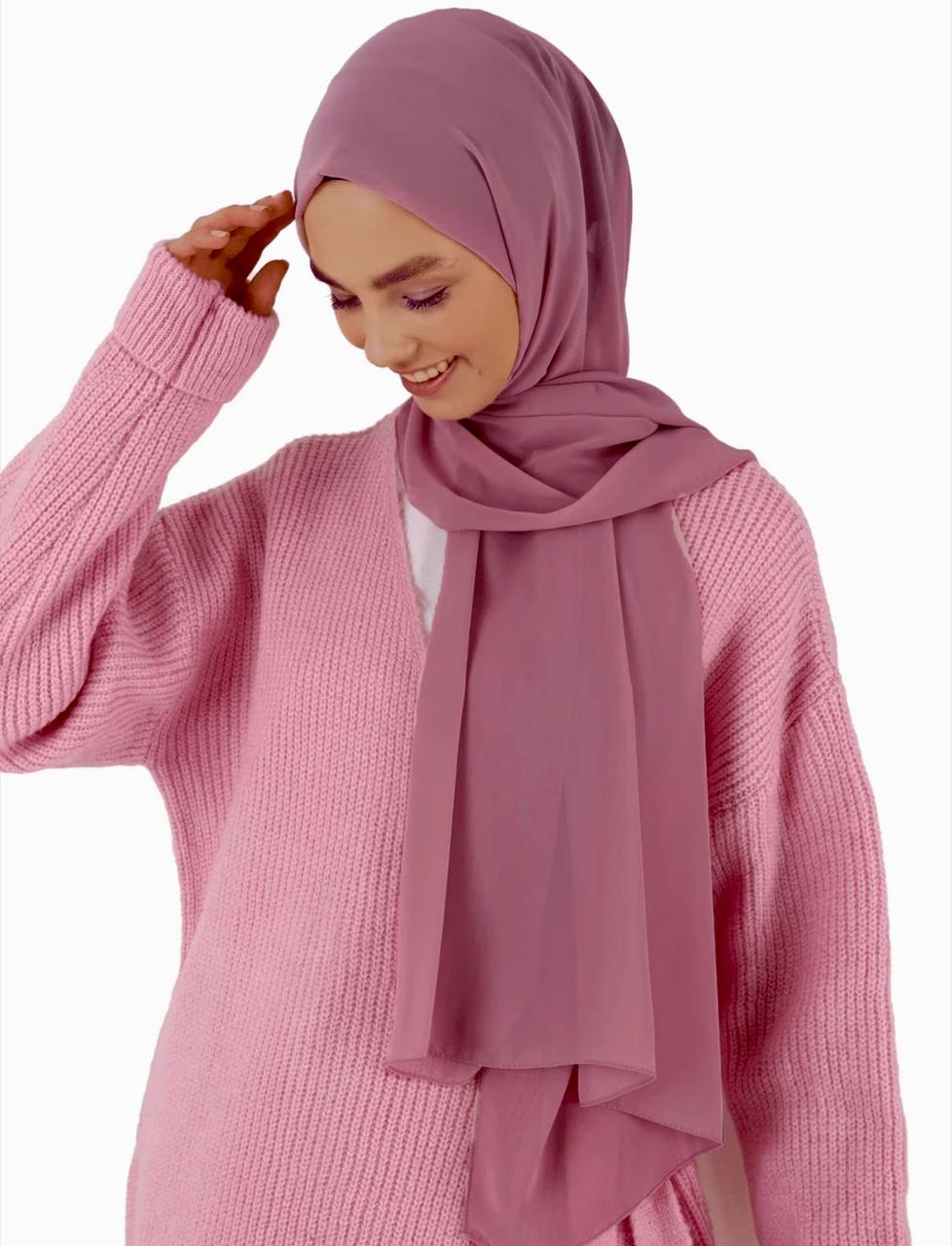 Lightweight Chiffon Scarf – Elegant, Airy & Versatile Accessory