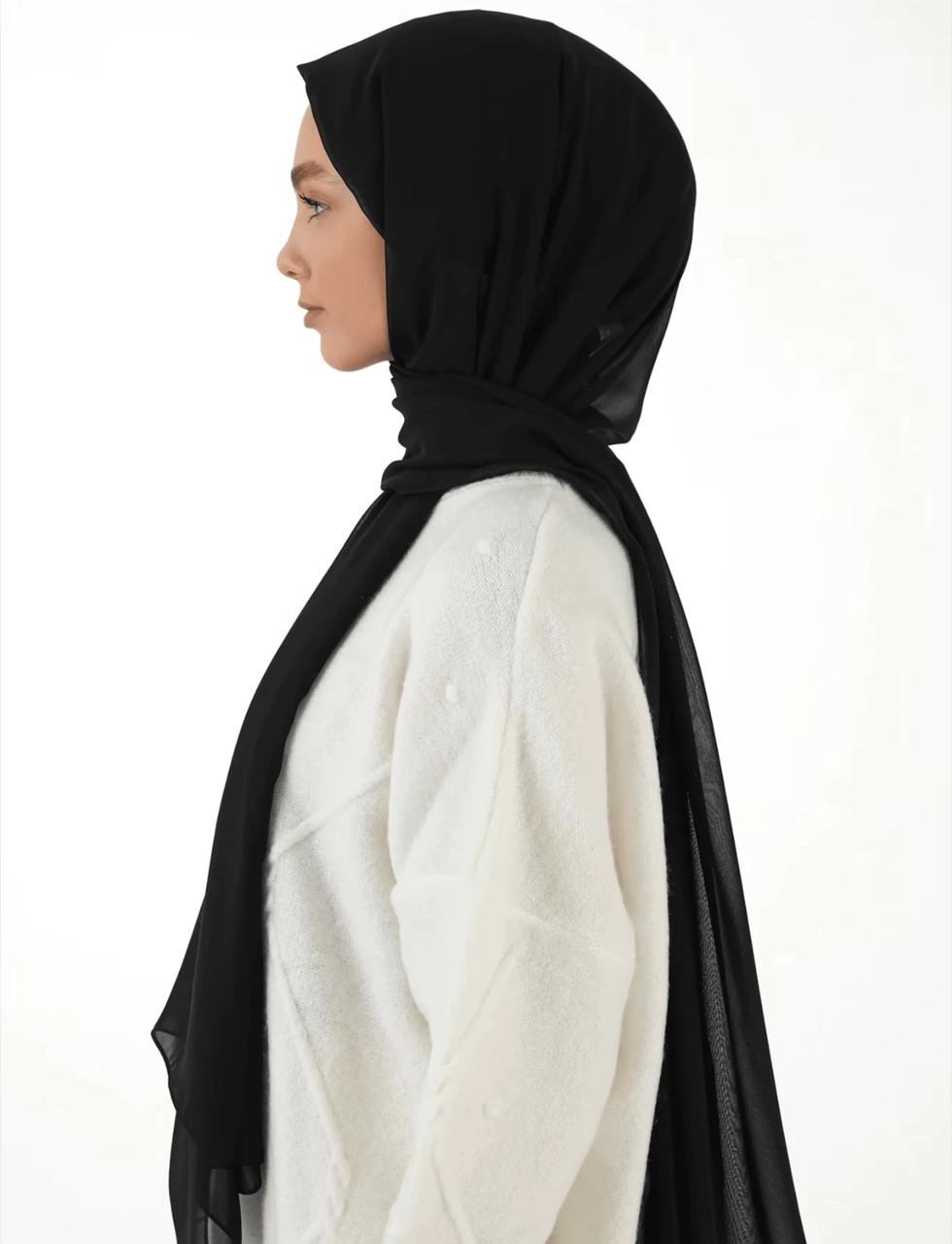 Lightweight Chiffon Scarf – Elegant, Airy & Versatile Accessory