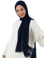Lightweight Chiffon Scarf – Elegant, Airy & Versatile Accessory