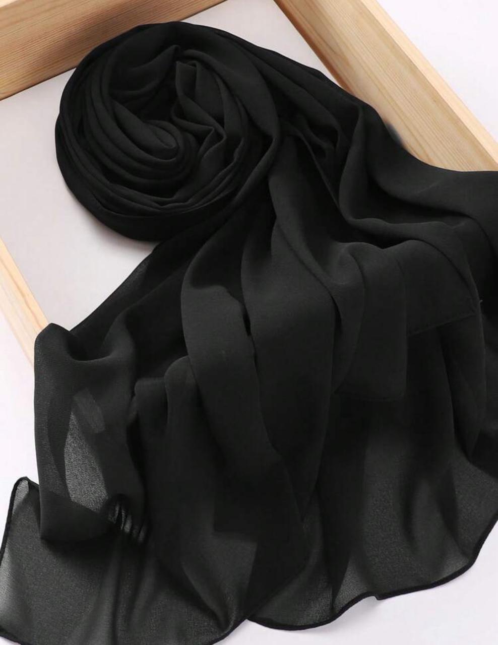 Lightweight Chiffon Scarf – Elegant, Airy & Versatile Accessory