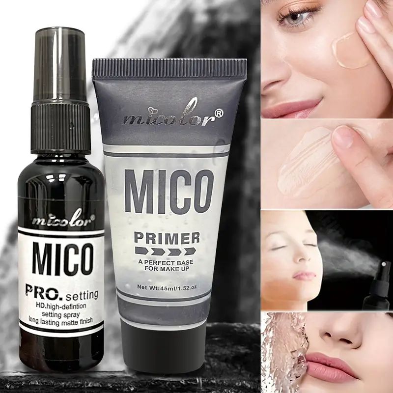 Micolor Primer & Setting Spray 2pc Set – Flawless Long-Lasting Makeup