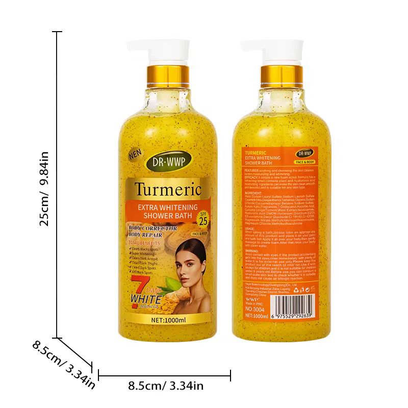 Turmeric Shower Bath – Brightening & Nourishing Body Wash