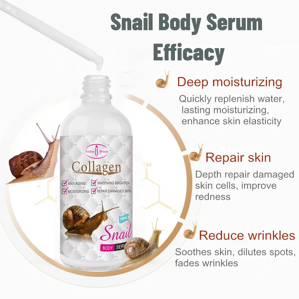 Collagen Deeply Moisturing Snail Body Serum 100ml