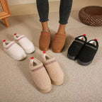 Teddy Plush Slip-On Slippers