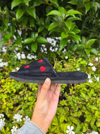 Heart Pattern Plush Slippers – Soft Cushioned Indoor Shoes