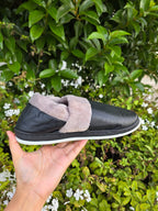 Plush Lined Indoor Slippers – Soft Warm Comfort House Slip-On Shoes