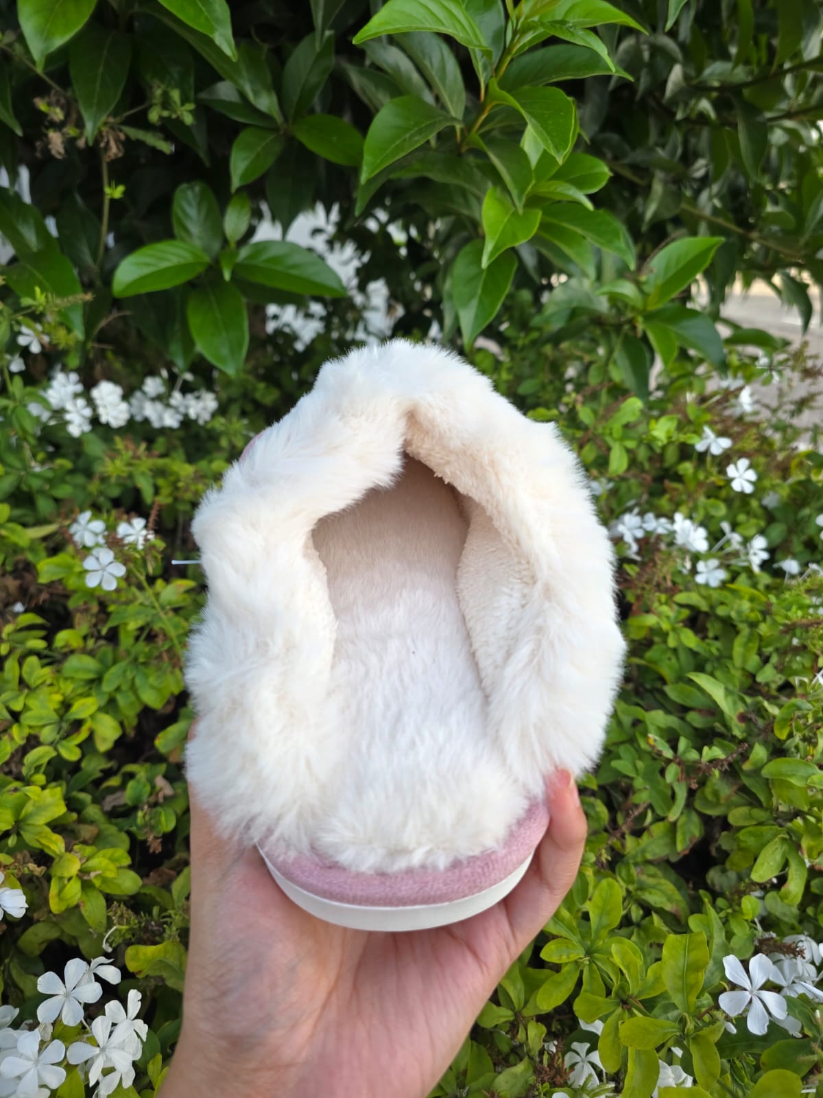 Faux Fur Trim Slippers – Ultra Soft Cozy Slip-On Shoes
