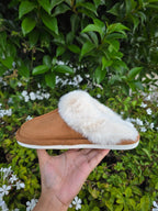 Faux Fur Trim Slippers – Ultra Soft Cozy Slip-On Shoes