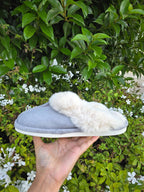Faux Fur Trim Slippers – Ultra Soft Cozy Slip-On Shoes