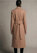 Women's Long Notched Lapel Coat