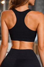 Seamless Sports Bra – Stretch Comfort Support Crop