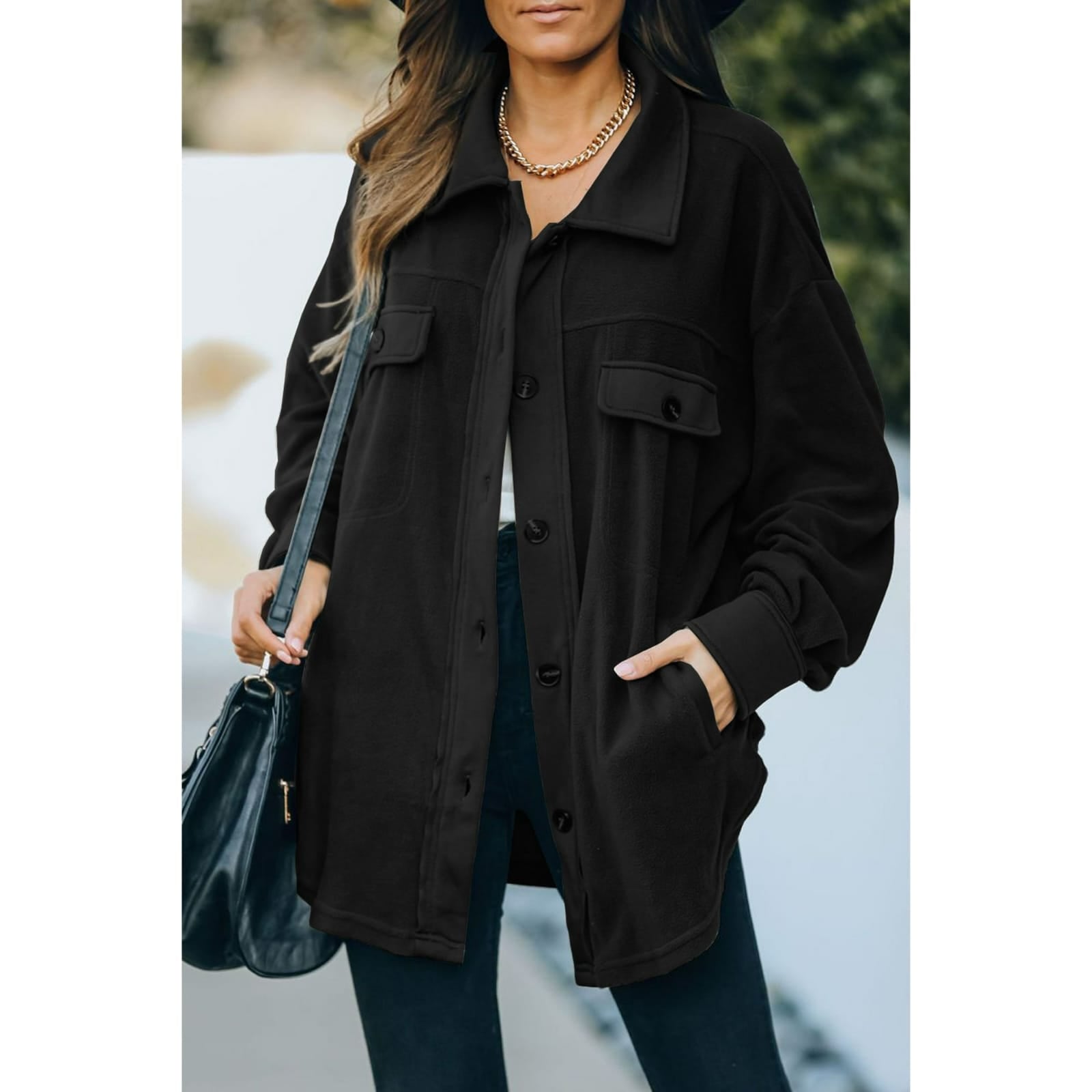 Corduroy Hooded Jacket – Warm Drawstring Casual Winter Coat