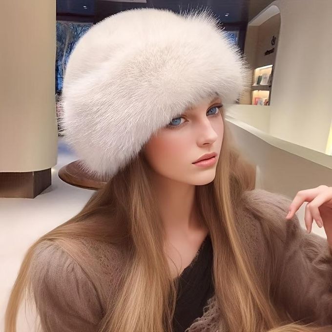 Fur Hat – Soft Plush Faux Fur Winter Cap