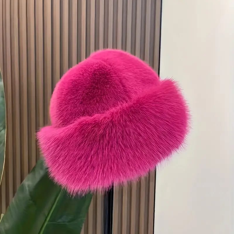 Fur Hat – Soft Plush Faux Fur Winter Cap
