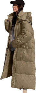 Long Puffer Hooded Winter Coat