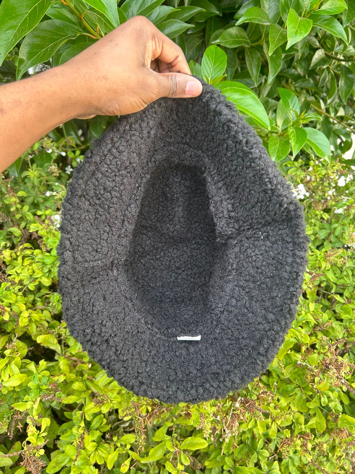 Suede Faux Fur Lined Bucket Hat