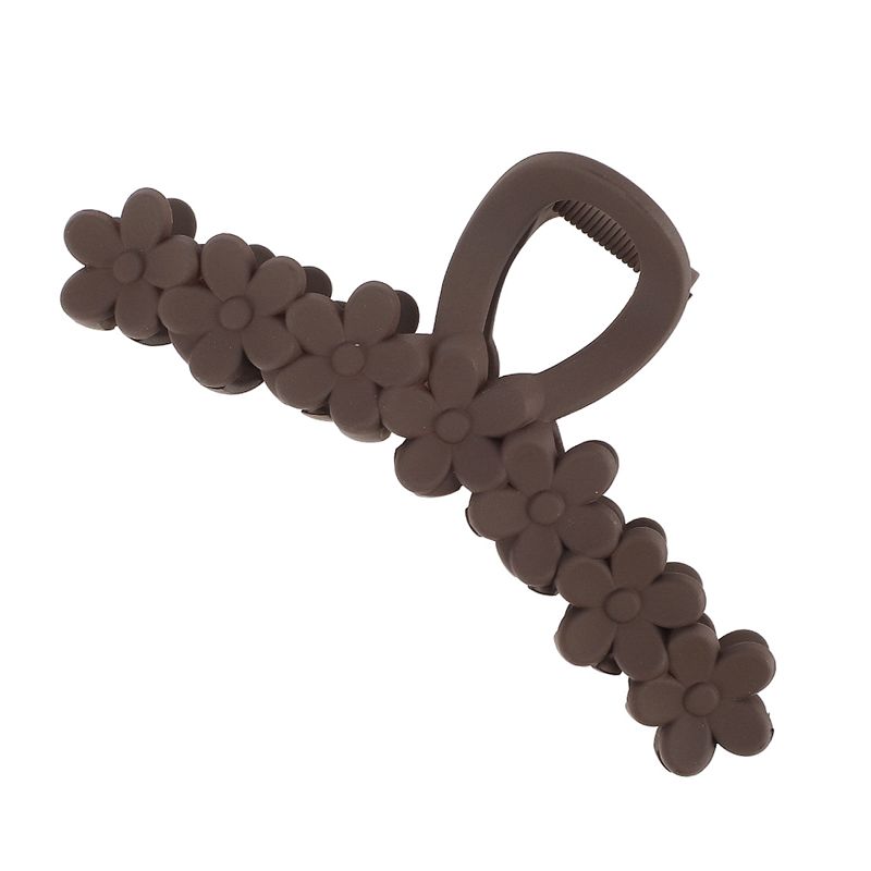 Elegant Floral Matte Hair Claw Clip