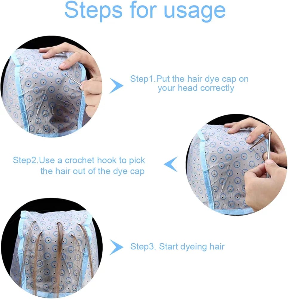 Reusable Hair Tipping Cap – 1PC