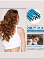 Heatless Hair Curling Rod Set - Soft Foam Rollers