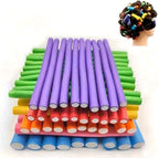 Heatless Hair Curling Rod Set - Soft Foam Rollers