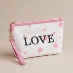 Cute Cosmetic Storage Pouch (Heart, Stripes, Checkered or Star Print)