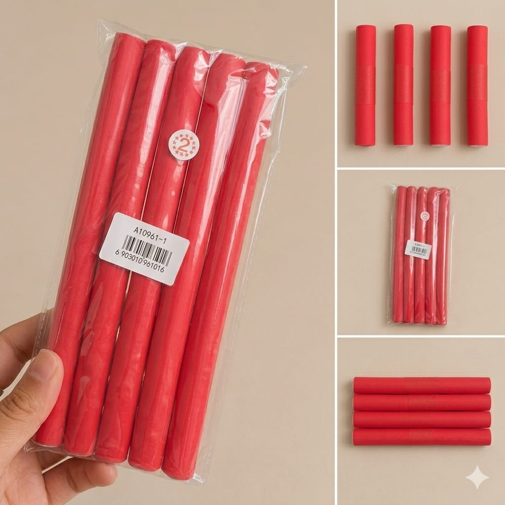 Heatless Hair Curling Rod Set - Soft Foam Rollers
