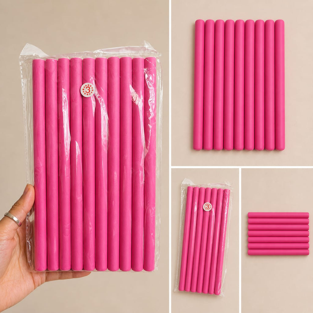 Heatless Hair Curling Rod Set - Soft Foam Rollers